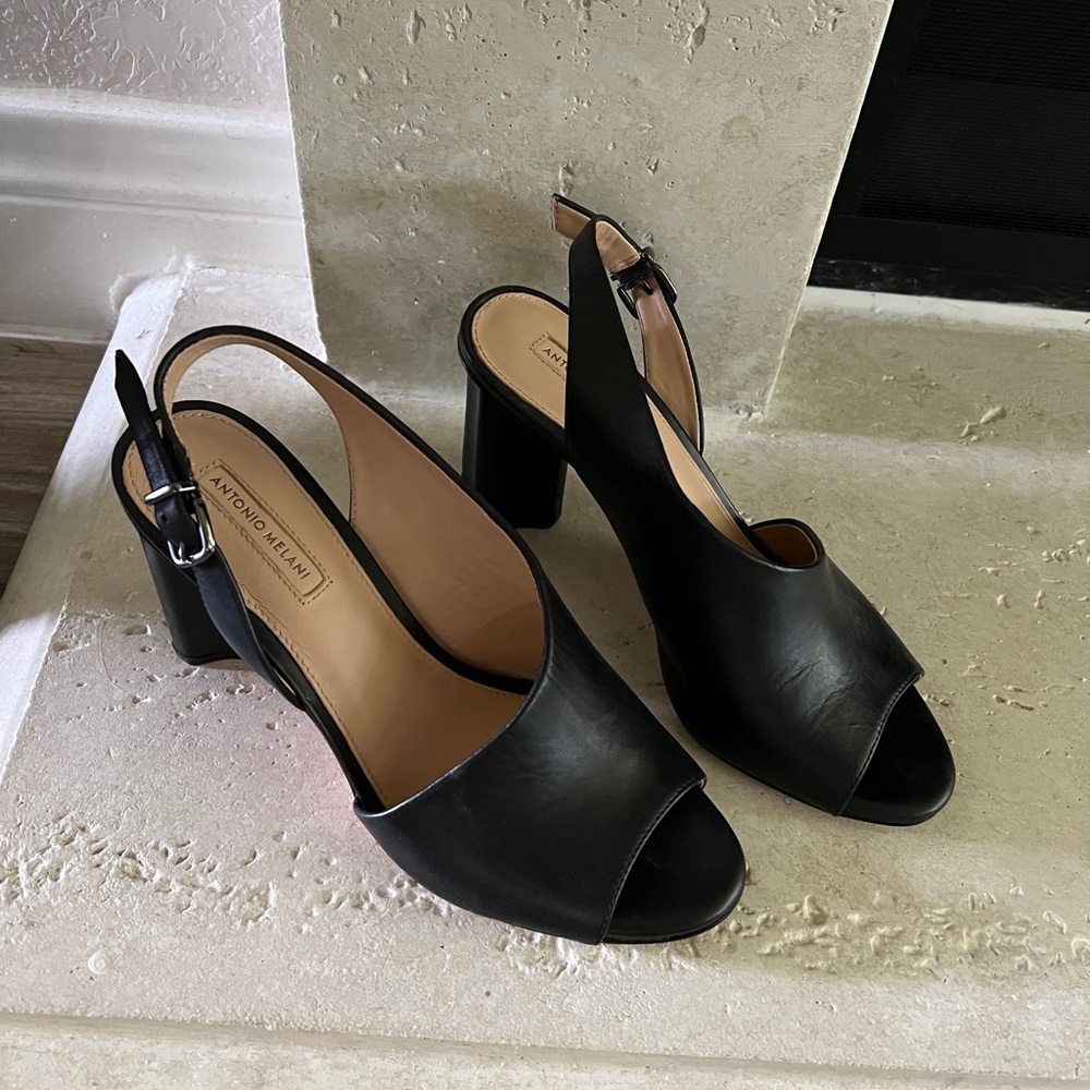 Antonio Melani, Black Heels, Size 9